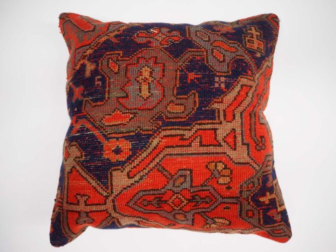 Antique Rug Fragment Cushion