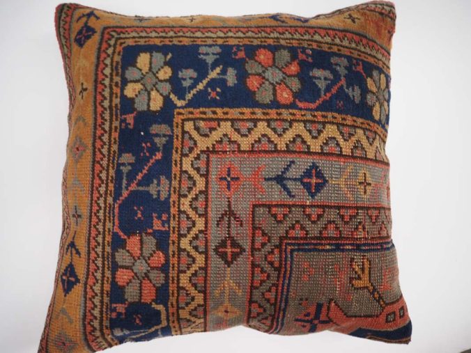 Antique Rug Fragment Cushion