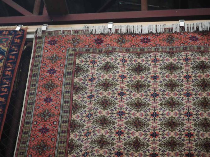 Wool on cotton double knotted Turkish Rug from Kayseri. Approximately 20 -30 years old