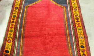 Very Rare double Niche prayer rug wool on wool hand knotted Kurdosh Malatyer ( vegetable dyes. Approximately 90 years old