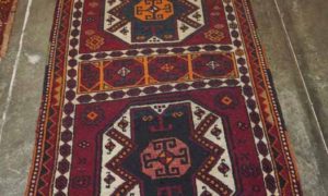 Wool on wool double knotted hand made Turkish Runner from Malatyer, Approximately 100 years old