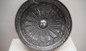 Ottoman Period Tinned Copper Repousse Bowl