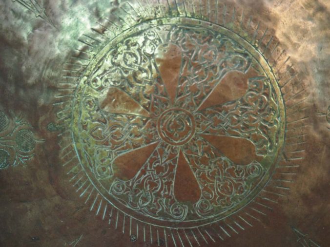 Ottoman tray engraving