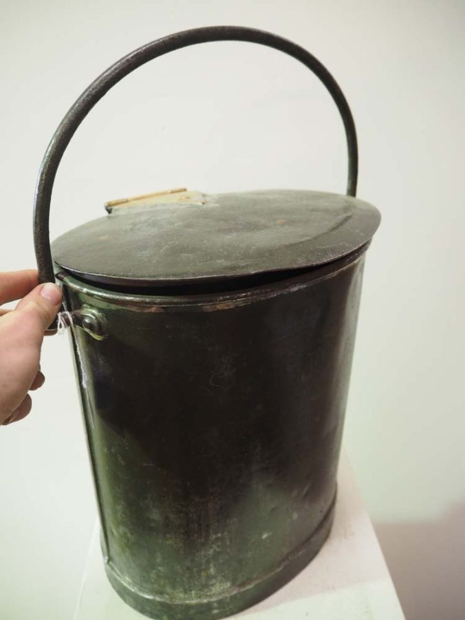 Antique Metal homeware Steel and brass