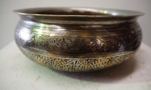 Ottoman engraved hamam bowl homewares
