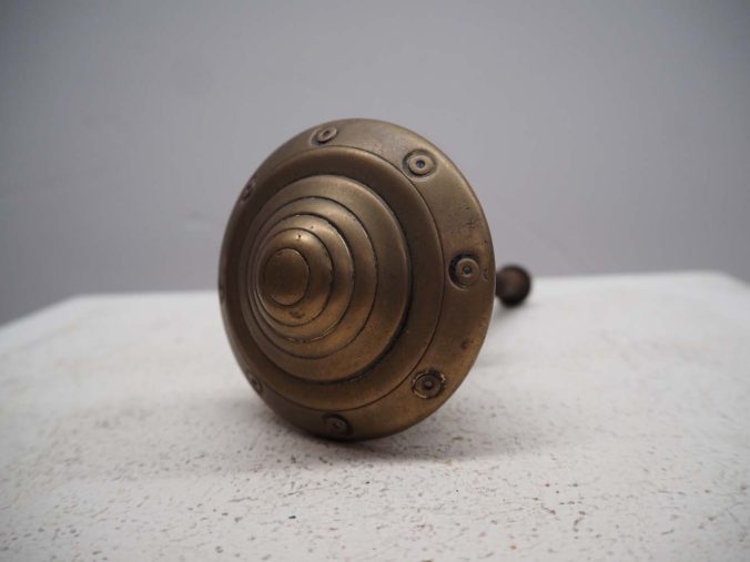 Ottoman Period mid 19th century bronze 'Turban Shaped' Front Door knob