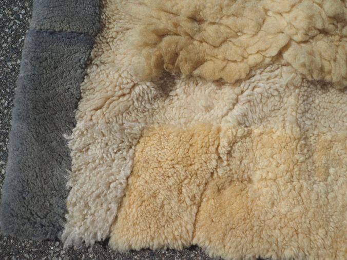 Lambswool mat from the mountain villages of kirgiz Afghanistan