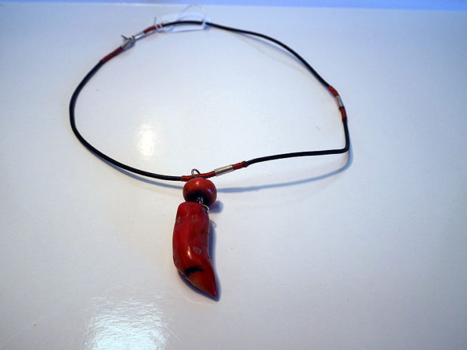 Turkish Jewellery Coral & Silver Necklace