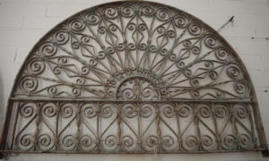Antique Metal Work Ottoman Period wrought iron Grille