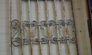 Antique Wrought Iron Ottoman Grille