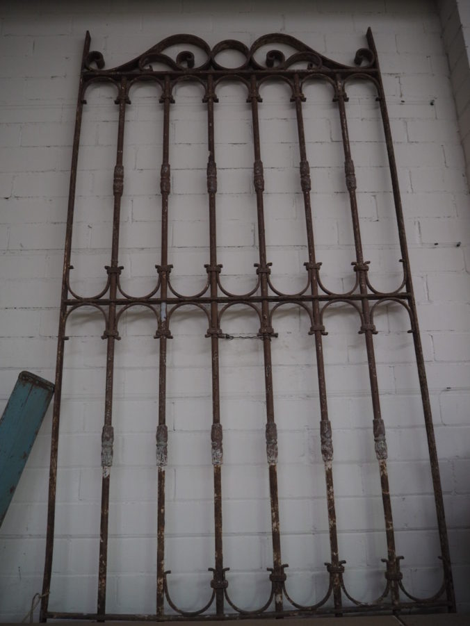 Antique Homewares and Garden 19th century Ottoman wrought iron grille