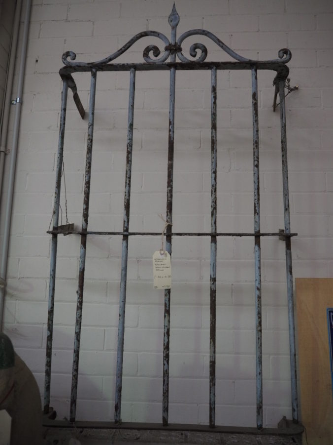 Antique 19th Century Ottoman Wrought iron window grille