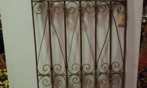 Antique Ottoman period wrought iron grille, 19th Century