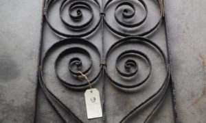 Antique 19th Century Ottoman wrought iron grille