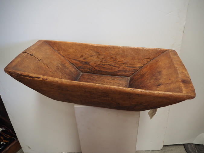 Ottoman wooden food trough