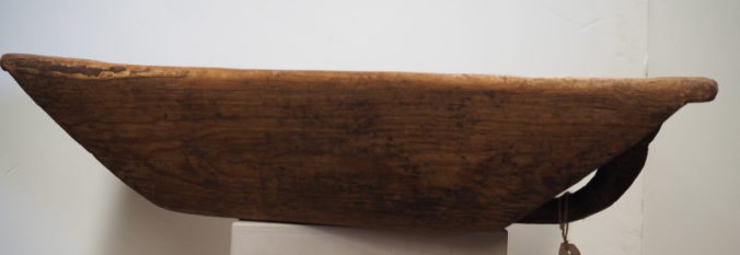Ottoman wooden food trough