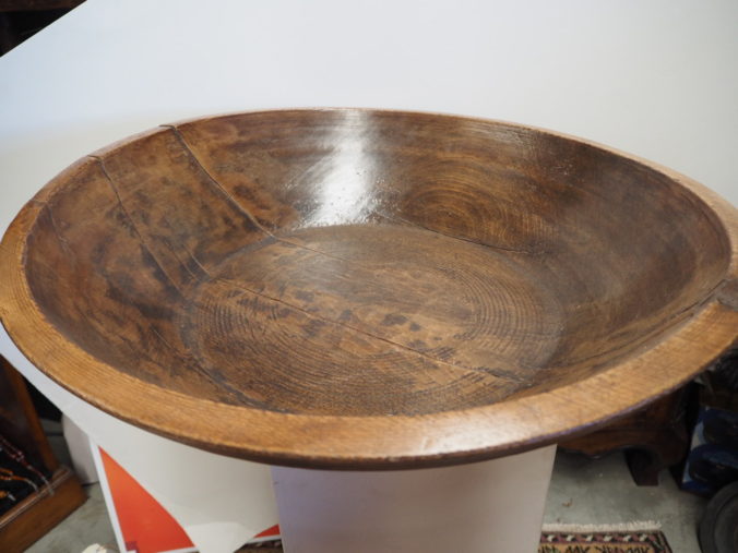 Fabulous Ottoman period turned wooden food bowl