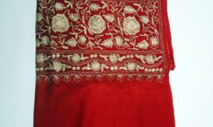 Kashmiri Silk on wool Turkish scarf