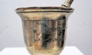Ottoman period 19th century bronze Mortar and pestle