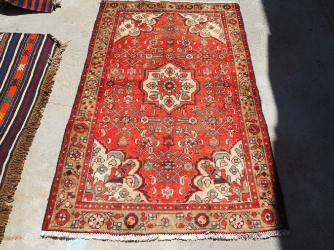 Hand knotted wool on cotton Persian carpet Tabriz Zenjan, approximately 50 - 60 years old
