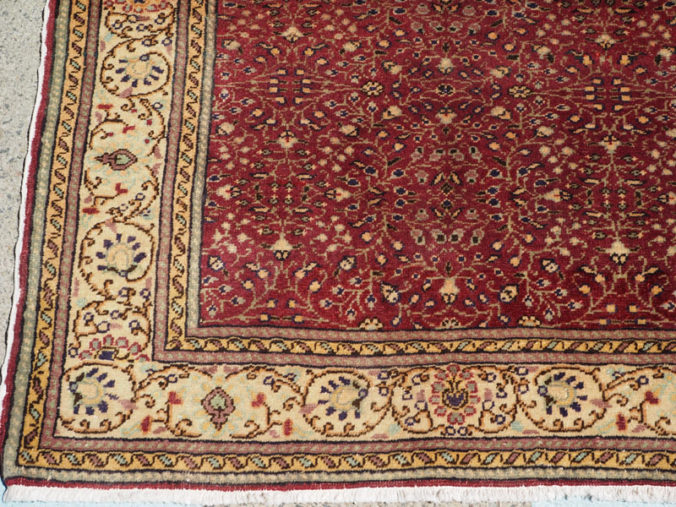 Double knotted hand made wool on cotton Turkish carpet from Kayseri, approximately 60 years old
