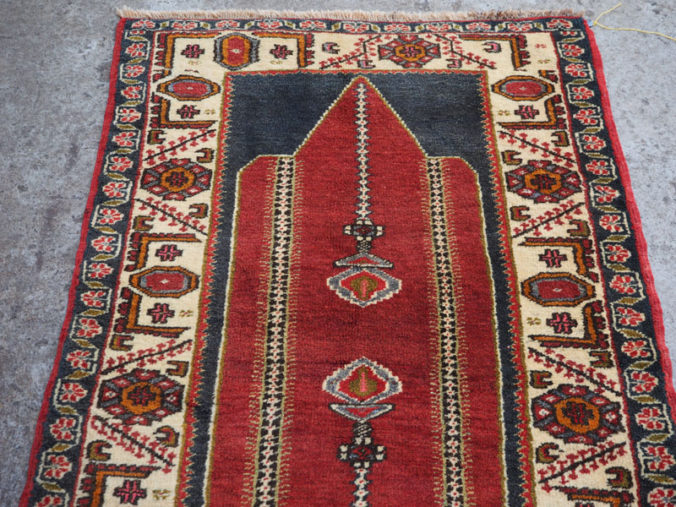 Double knotted hand made wool on wool Turkish carpet from Toros, approximately 70 years old