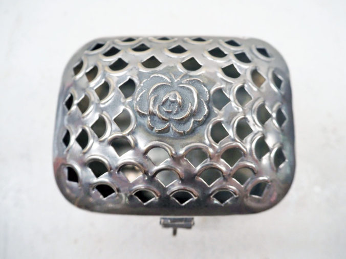 Ottoman period 19th century silver plated box