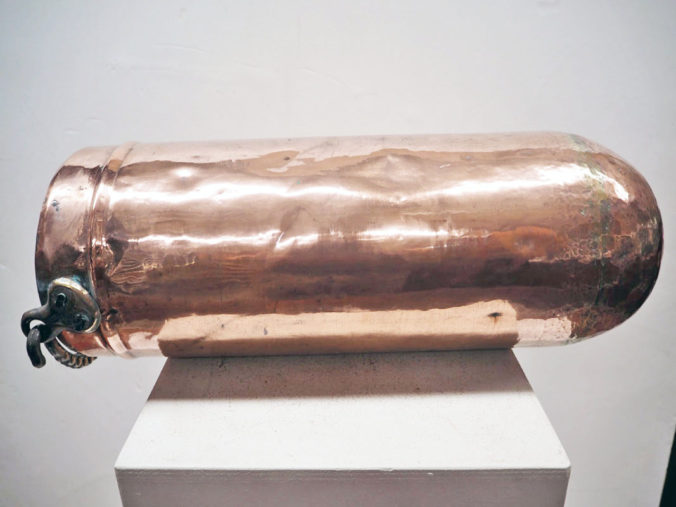Ottoman period Copper ice-cream bucket c.1900