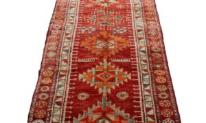 T765 Hand Knotted Iraqi Kurdish Herki Runner 4.16 x 0.87 $2,185.00