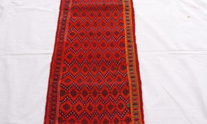 Belouch runner hand woven and knotted wool on wool 20-30 years old 2.16 x 0.47 $695