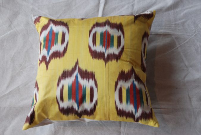 C210 Turkish Silk Ikat Cushion 40cms x 40cms $55