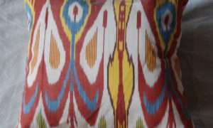 C213 Turkish Silk Ikat Cushion 43cms x 43cms $85