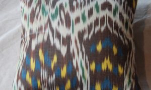 C218 Turkish Silk Ikat Cushion 40cms x 40cms $85