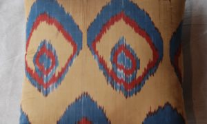 C222 Turkish Silk Ikat Cushion 42cms x 42cms $85