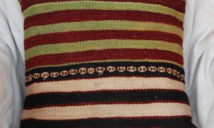 C373 Antique Kilim Fragment Cushion 41cms x 39cms $65