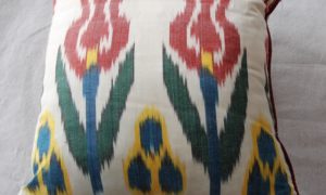 C463 Silk Ikat Cushion 33cms x 33cms $75