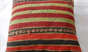 C496 Antique Kilim Fragment Cushion 36cms x 34cms $65