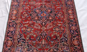 T904 Finely Hand Knotted Persian Meshad Rug 1.93 x 1.33