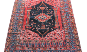T931 Antique Hand Knotted Azerbaijan Barda Rug 1.65 x 1.16