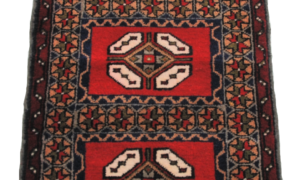T945 Hand Knotted Adana Nomadic Rug .91 x .51