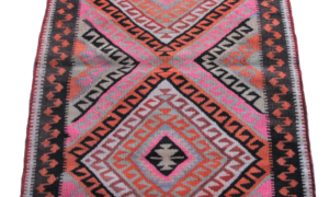 T958 Hand Woven Denizli, Turkey, Kilim 1.03 x .56