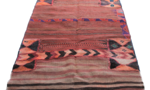T970 Hand Woven & Knotted Baktiari Kilim 1.98 x .98