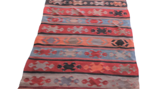 T979 Hand Woven Kirsehir Kilim Runner  3.44 x .75