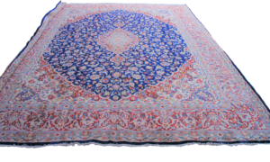T984 Large Hand Knotted Persian Kirman Rug  4.71 x 3.50