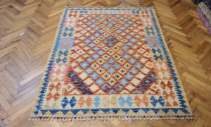 T1129 Afghan Kilim 1.27 x 1.68m