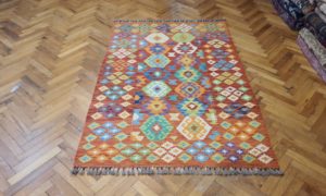 T1134 Afghan Kilim 1.08 x 1.65m