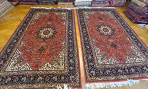 T1149A Persian Tabriz rug 1.96 x 3.00m (one of a pair)