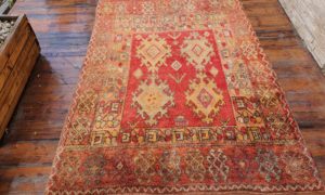 T1155 Antique Konya Tulu rug 1.33 x 1.88m