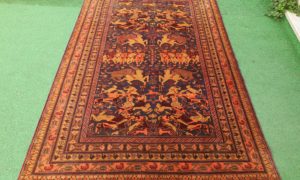 T1162 Afghan Tribal rug 1.24 x 1.91m