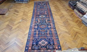 T1190 Persian Bijar runner rug .83 x 3.69m